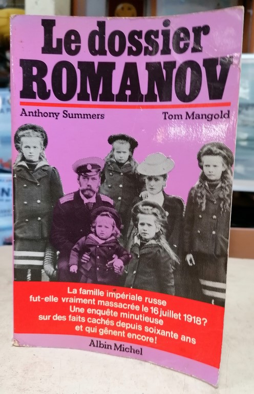 Livre "Le dossier ROMANOV" aux éditions Albin Michel