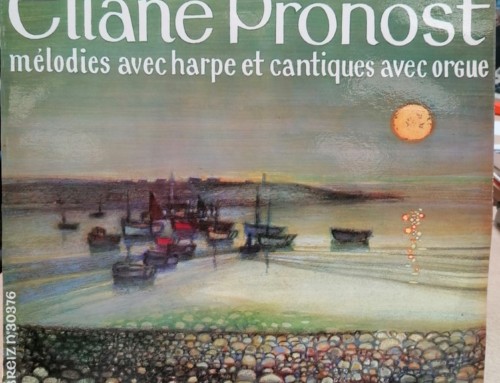 33t Eliane Pronost « mélodies avec harpe et cantique avec orgue »