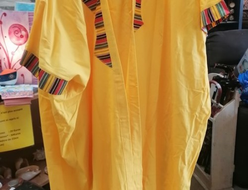 Robe traditionnelle Libanaise jaune