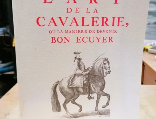 Livre l’Art de la Cavalerie ou la manière de devenir bon Écuyer par Gaspard de Saunier