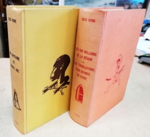 Livres de Jules Verne : "Un capitaine de quinze ans" et "Tribulations d'un chinois en Chine" éditions Lidis