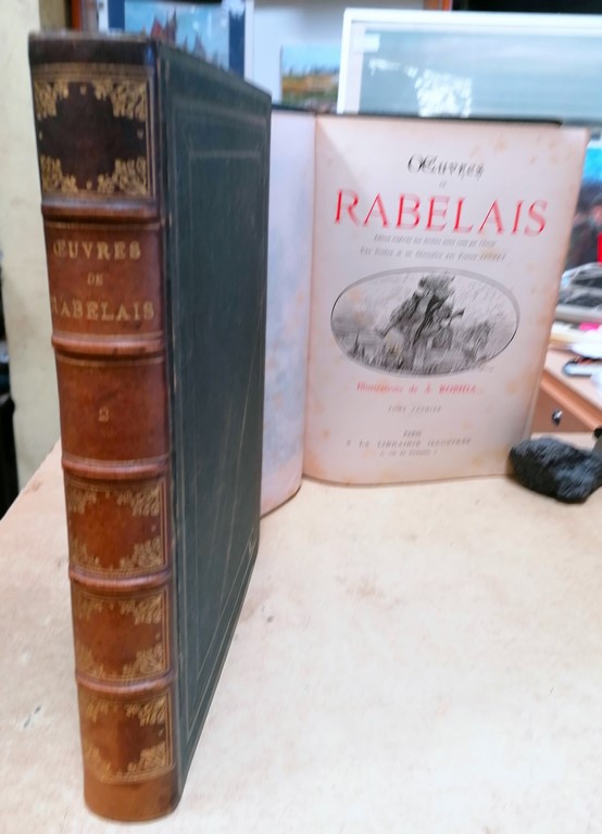 Oeuvres de RABELAIS en 2 volumes par La Librairie Illustrée
