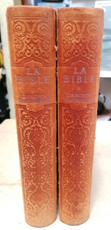 La bible ancien testament en deux volumes illustrée par Edy Legrand éditée en 1950