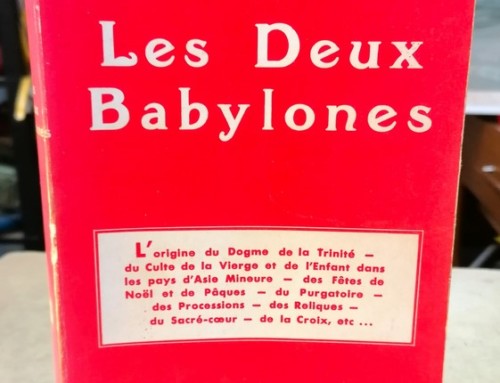 Livre les Deux Babylones par Alexandre HISLOP Librairie FISCHBACHER