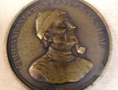 Médaille en bronze Commandant Jacques Yves Cousteau