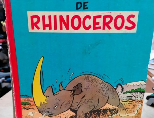 BD édition originale de Spirou la corne de rhinocéros parue en 1955