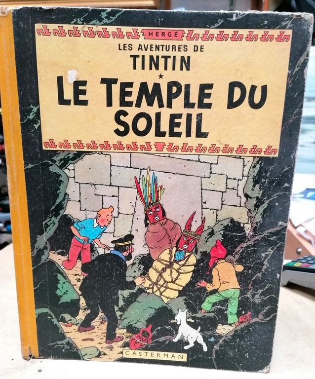 BD Tintin "Le temple du soleil" édition de 1958