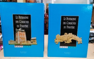Livres "Le patrimoine des communes du Finistère" volumes 1 & 2