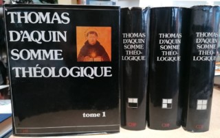 Livres THOMAS D'AQUIN SOMME THÉOLOGIQUE en 4 volumes
