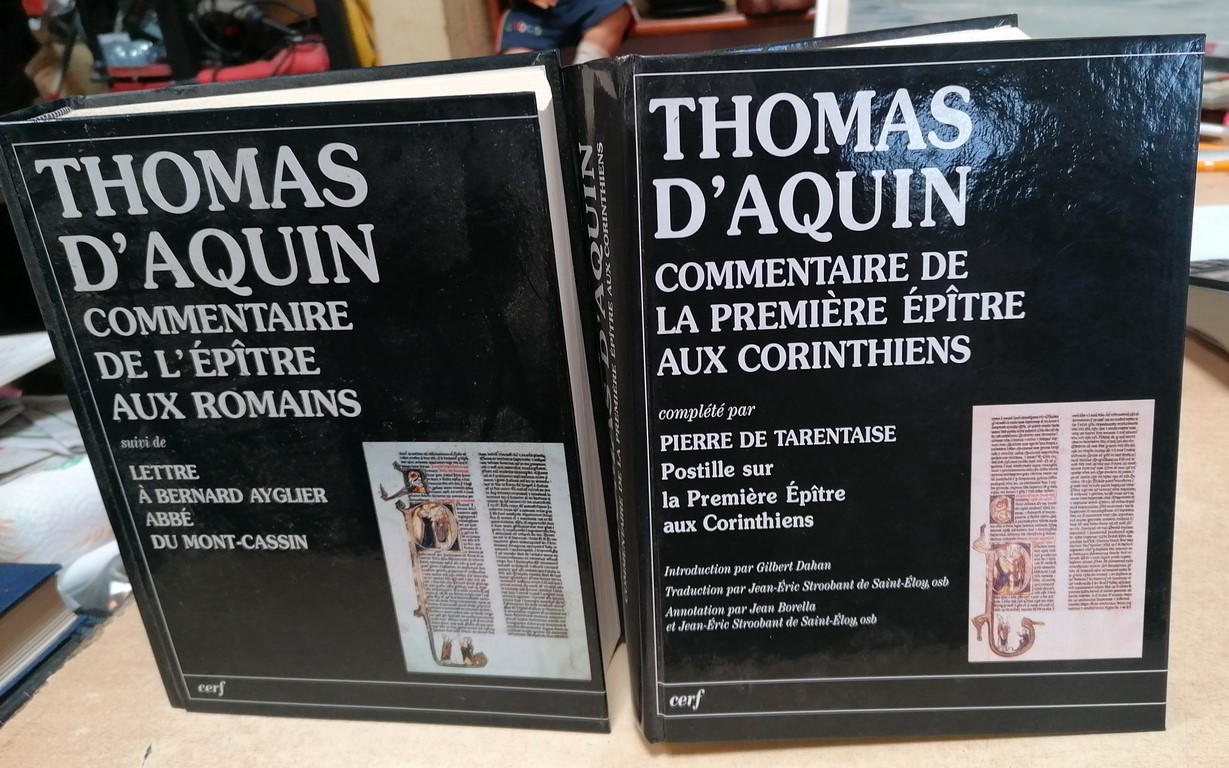 livres THOMAS D'AQUIN commentaires