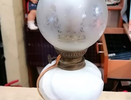 Lampe à pétrole électrifiée