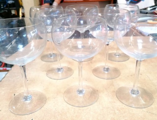 Grands verres à vin x 8