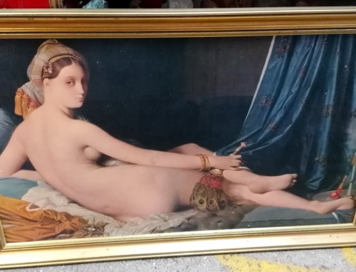 Cadre repro la grande odalisque d’Ingres