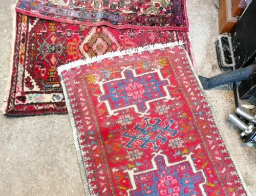 Carpette en laine d’orient fait main