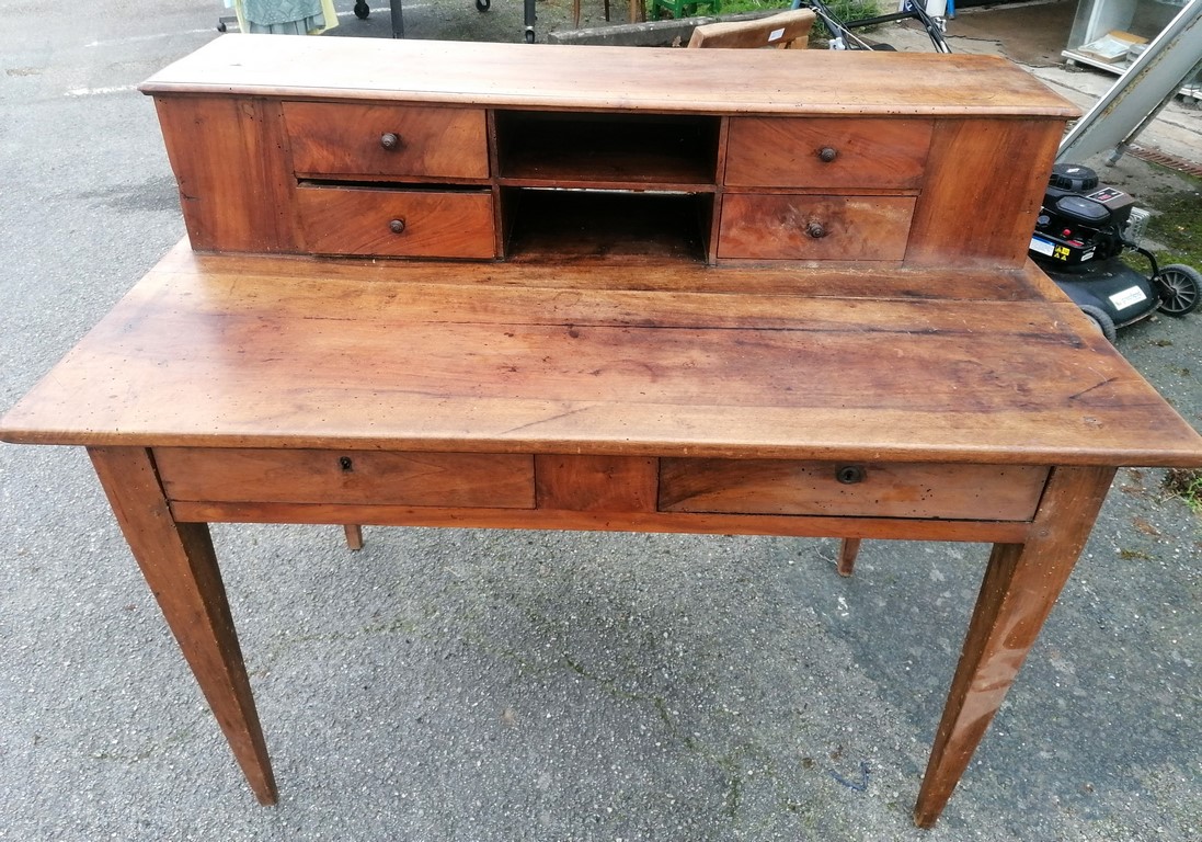 Bureau secrétaire avec tiroirs de rangement