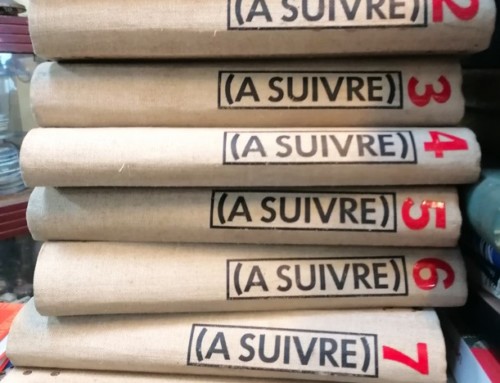 Collection reliée en 8 tomes des 56 premiers numéros de la revue  » À SUIVRE »