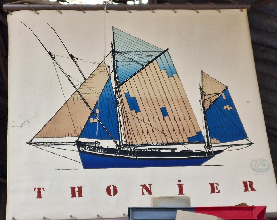 Grande toile avec impression d'un Thonier