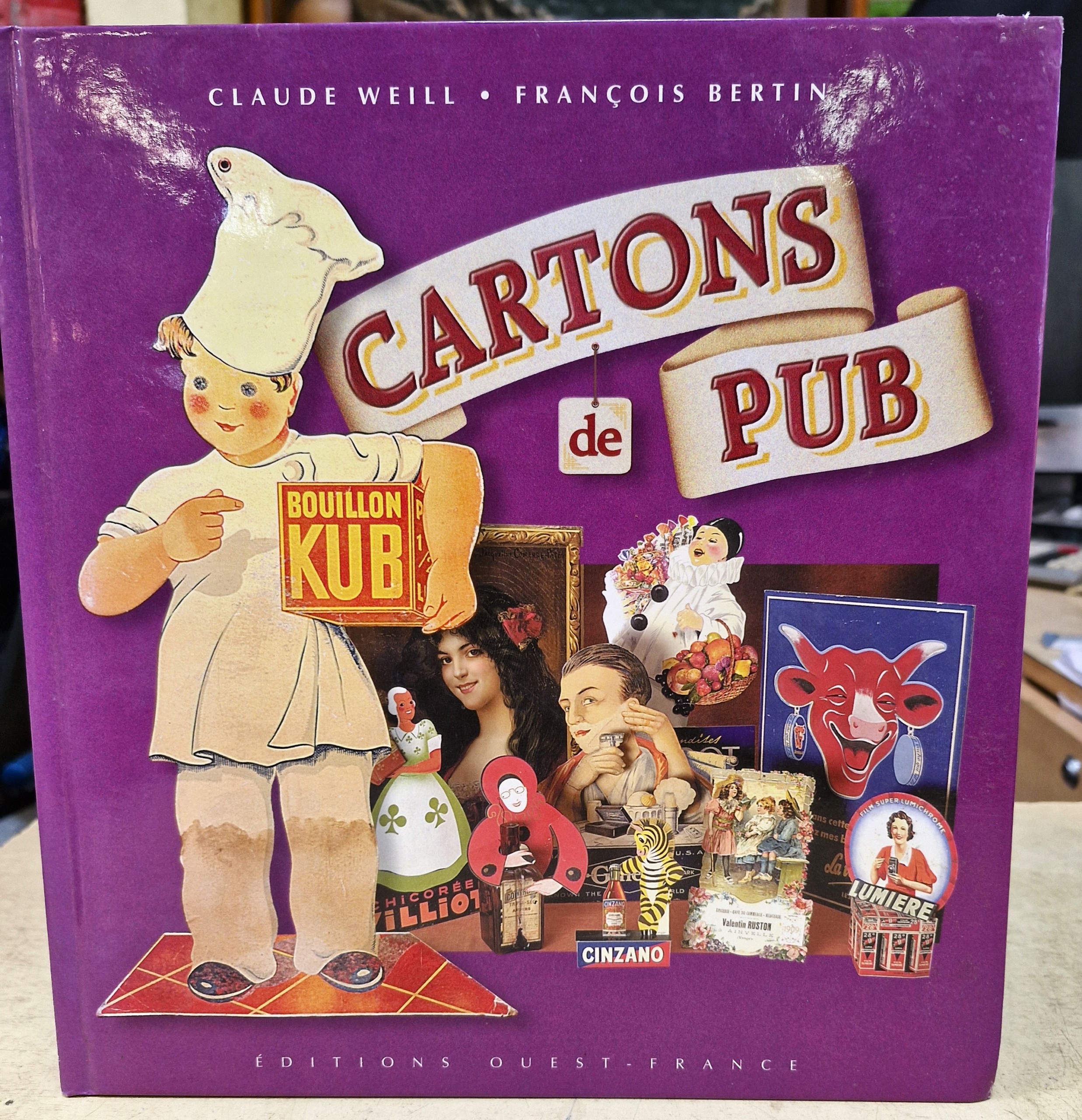 Livre "Carton de Pub" aux éditions Ouest-France