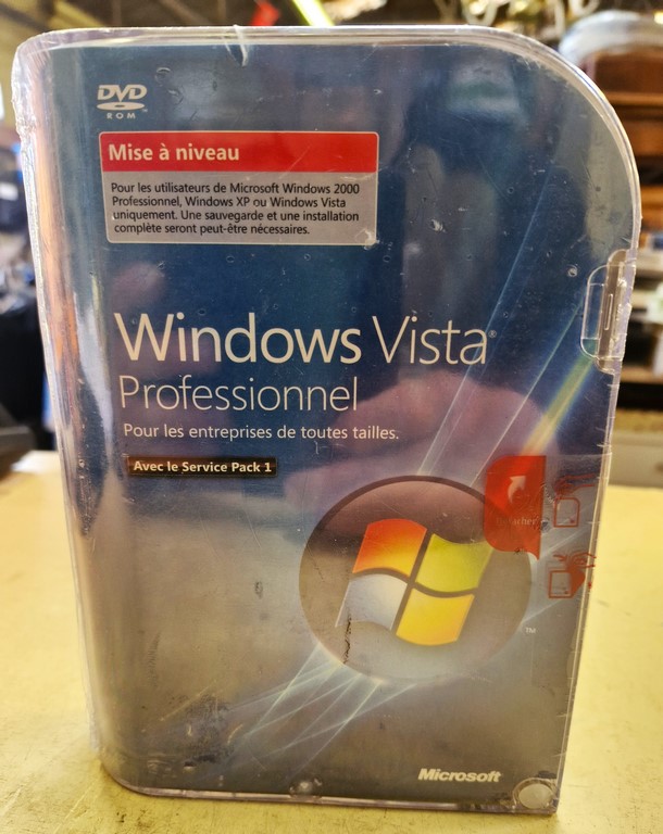 Coffret de mise à niveau Windows Vista pro neuf