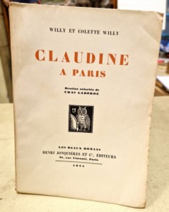 Livre Claudine par Colette aux éditions Rémy JONQUIERES