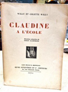 Livre Claudine par Colette aux éditions Rémy JONQUIERES