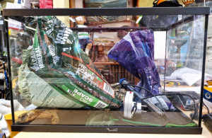 Aquarium avec accessoires