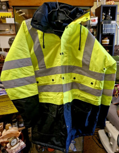 Parka fluo de l'armée