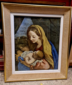 Cadre repro vierge à l'enfant