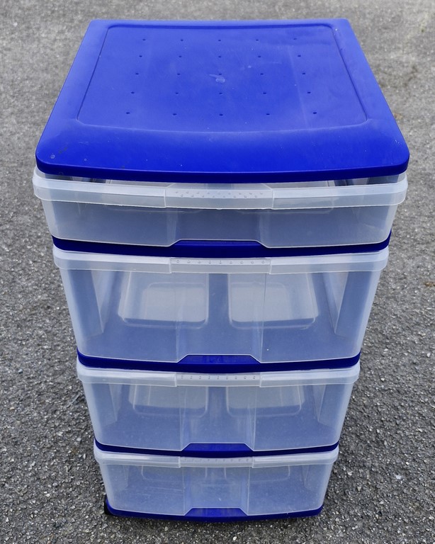 Rangement plastique à tiroirs