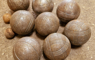 Jeu de boules de pétanques