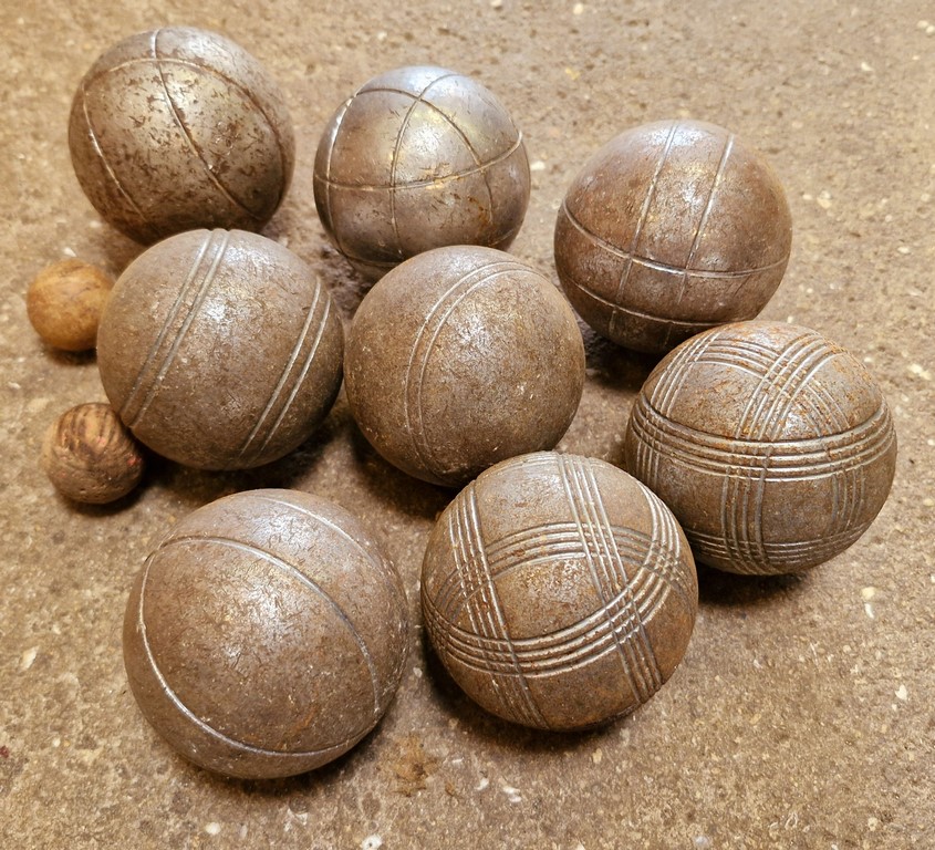 Jeu de boules de pétanques
