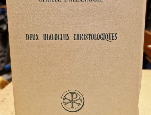 Livre Deux dialogues Christologiques par Cyrille d’Alexandrie aux éditions du Cerf
