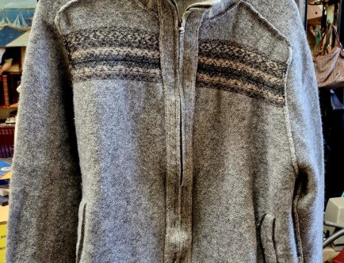 Veste grise en laine
