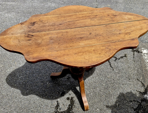 Table violon en merisier