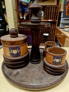 Set fumeur breton en bois