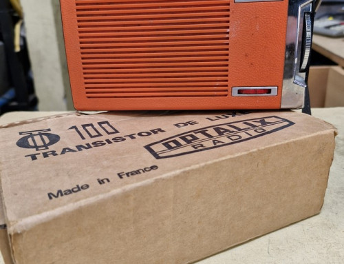 Radio Vintage orange de la marque OPTALIX
