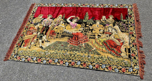 Tapis représentation d'une scène espagnole