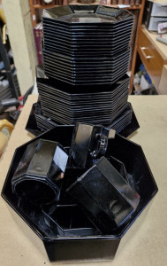 Lot de vaisselle arcoroc noire