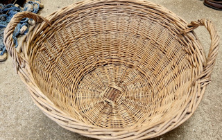 Grand panier en rotin