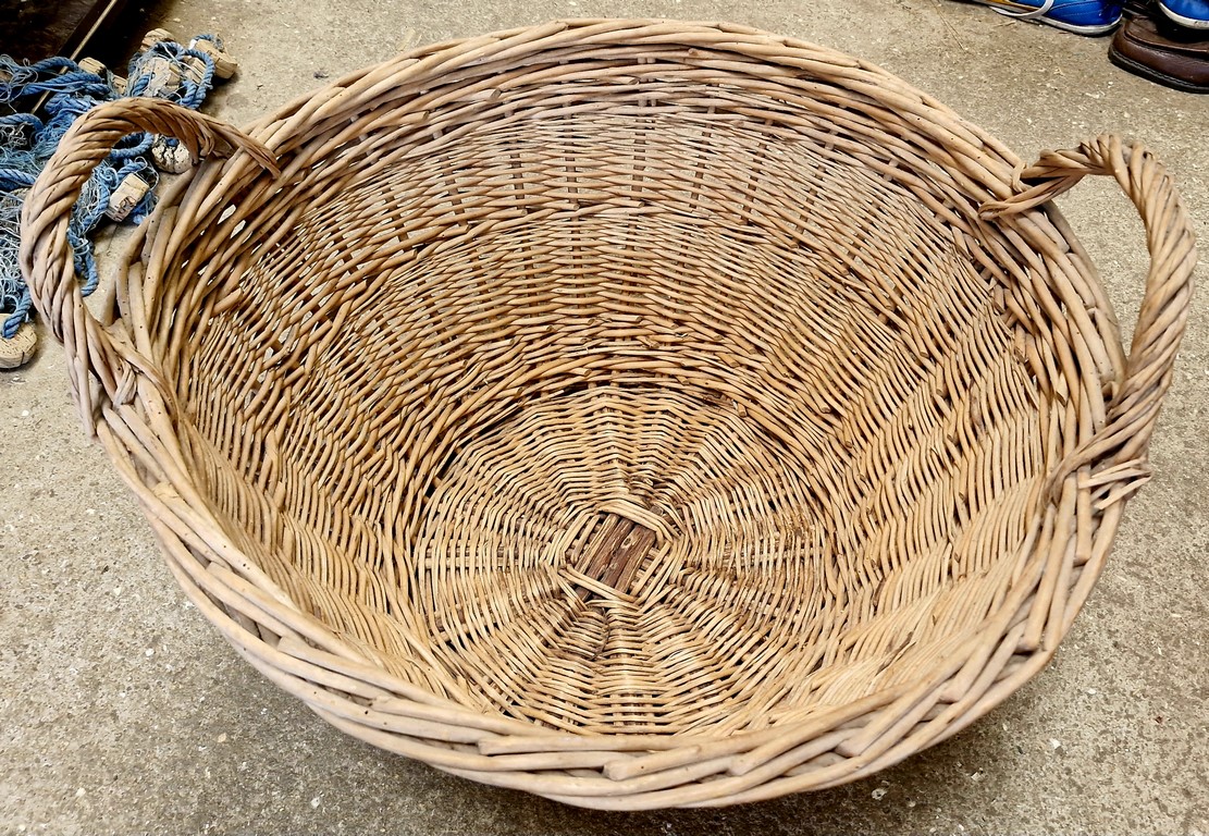 Grand panier en rotin