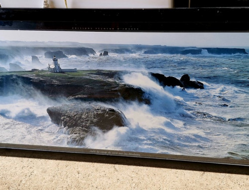 Grand cadre « Belle Ile En Mer les Poulains » par Plisson