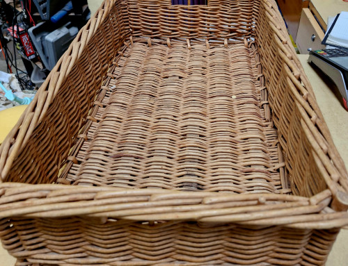 Panière en rotin