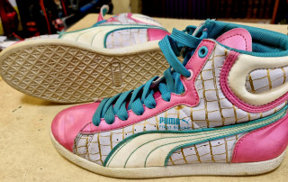 Baskets vintages PUMA First round