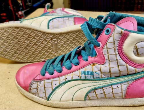 Baskets vintages PUMA First round