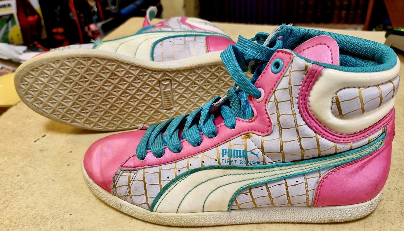 Baskets vintages PUMA First round