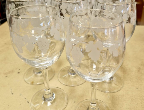 Verres à vin x 11