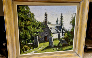 Peinture de chapelle bretonne par H. Le Bars