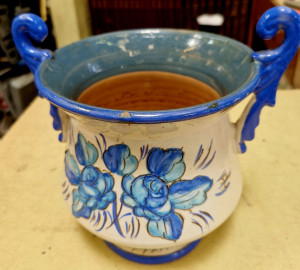 Cache pot en céramique fait main