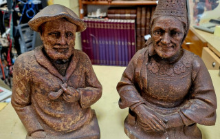 Bustes de bretons en résine