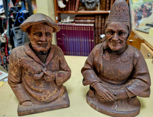Bustes de bretons en résine